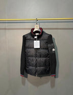 MONCLER Unisex Down Jacket, Black, Fall-Winter Model, Classic & Elegant, Warm & Comfortable