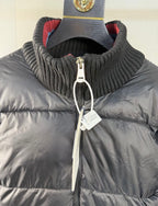 MONCLER Unisex Down Jacket, Black, Fall-Winter Model, Classic & Elegant, Warm & Comfortable