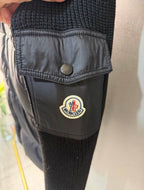 MONCLER Unisex Down Jacket, Black, Fall-Winter Model, Classic & Elegant, Warm & Comfortable